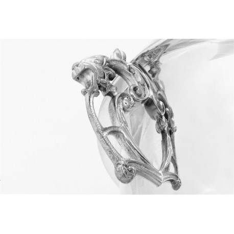 Srebrna cukiernica deserowa