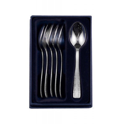 Zestaw łyżeczek do kawy ze stali szlachetnej - 6 szt. - Model Wschodni