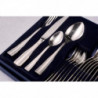Zestaw posrebrzanych sztućców obiadowych, oksydowany - 24 szt.