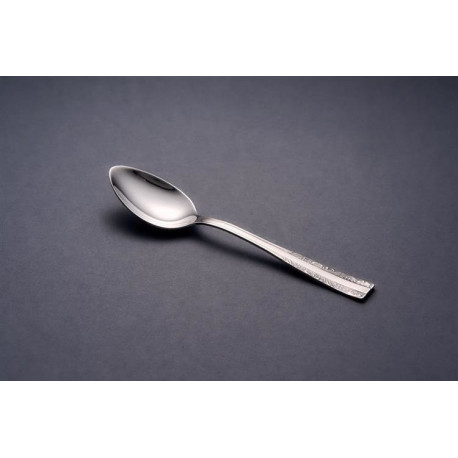 Zestaw posrebrzanych sztućców obiadowych, oksydowany - 24 szt.