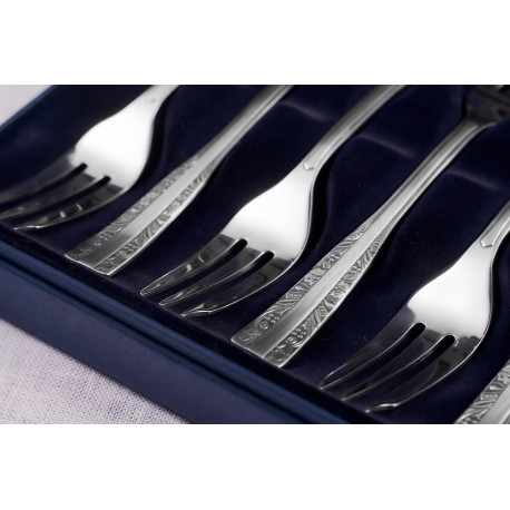 Zestaw widelczyków do ciast ze stali szlachetnej - model wschodni -  szt.