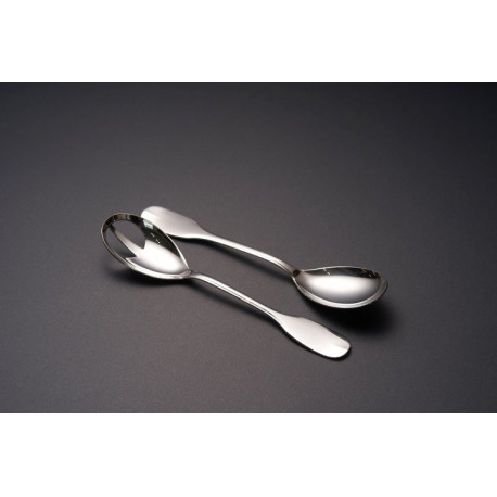 Zestaw sztućców ze stali, do sałat - 2 szt. - Model Spaten