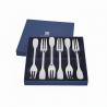 Zestaw widelczyków do ciast ze stali szlachetnej - 6 szt. - Model Spaten